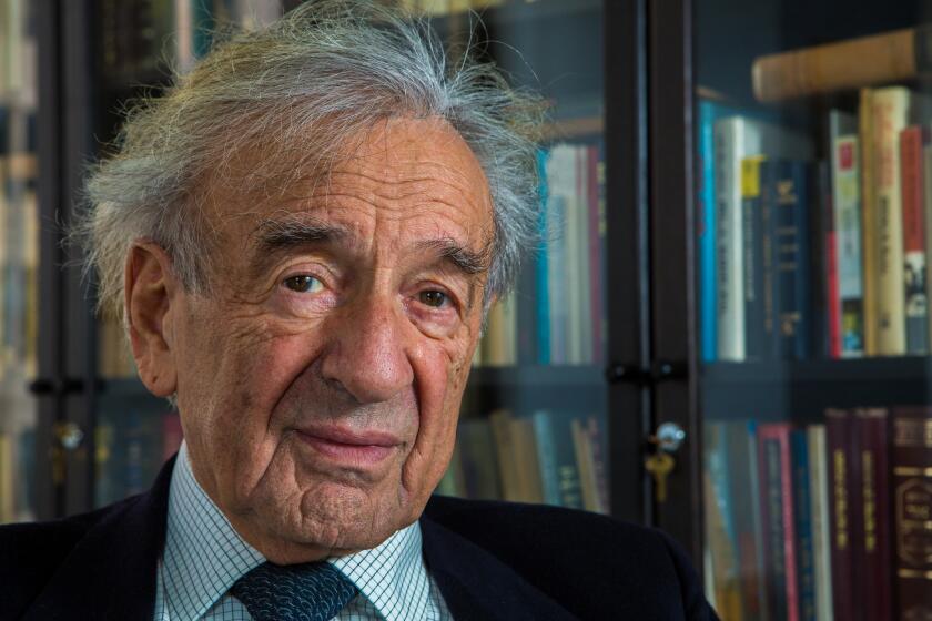 Author Elie Wiesel at his office in New York City on Thursday, October 18, 2012.