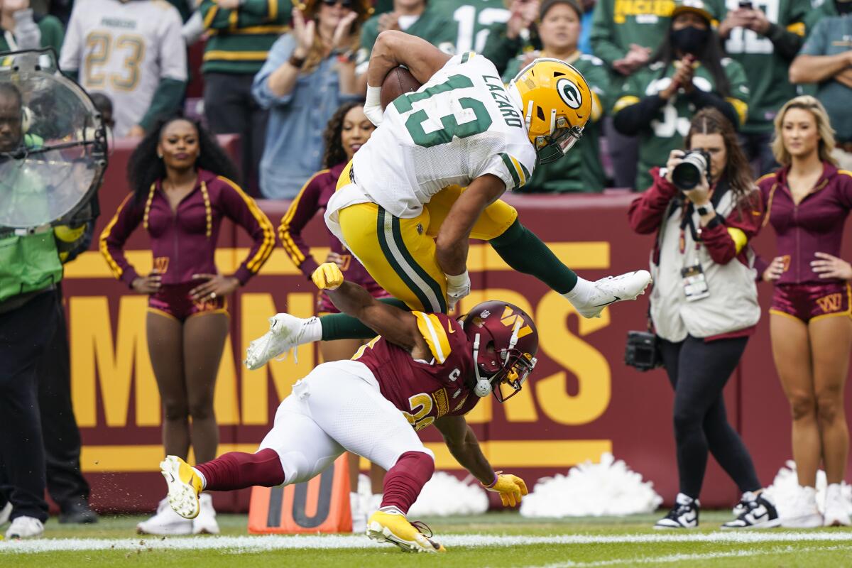 Packers WR Lazard says he doesn't expect to play Sunday - The San Diego  Union-Tribune