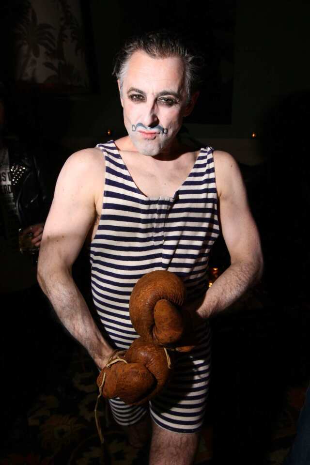 Actor Alan Cumming attends his Halloween party at the Soho Grand Hotel.