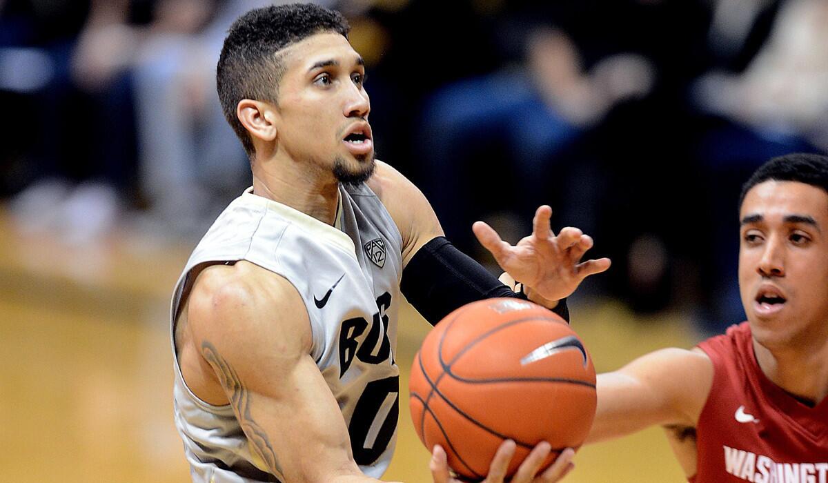 Askia Booker scored 21 points during Colorado's victory Saturday over Washington State.
