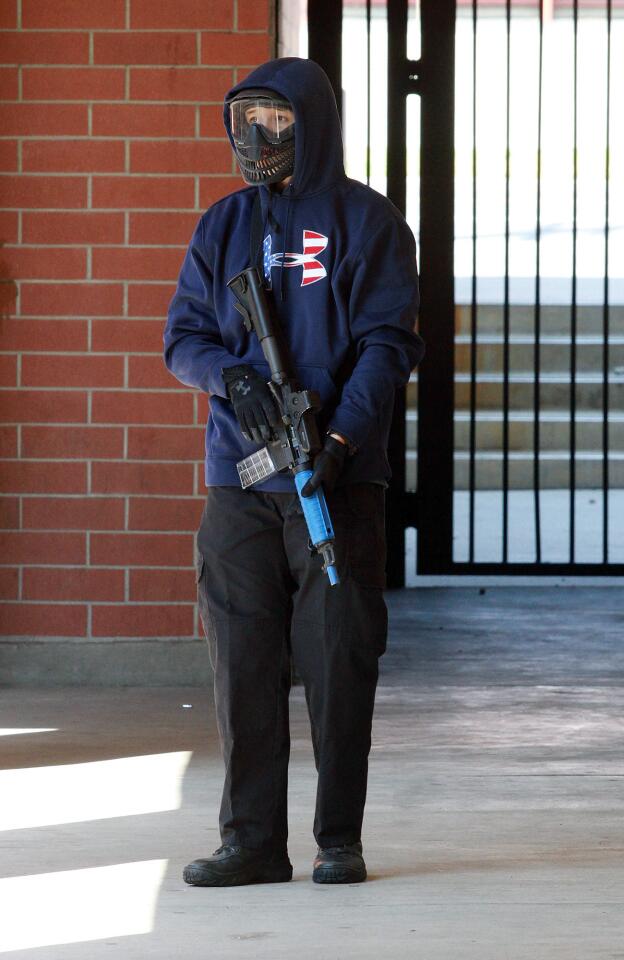 Photo Gallery: Burbank Police and Fire run gunman scenarios at Burbank High School