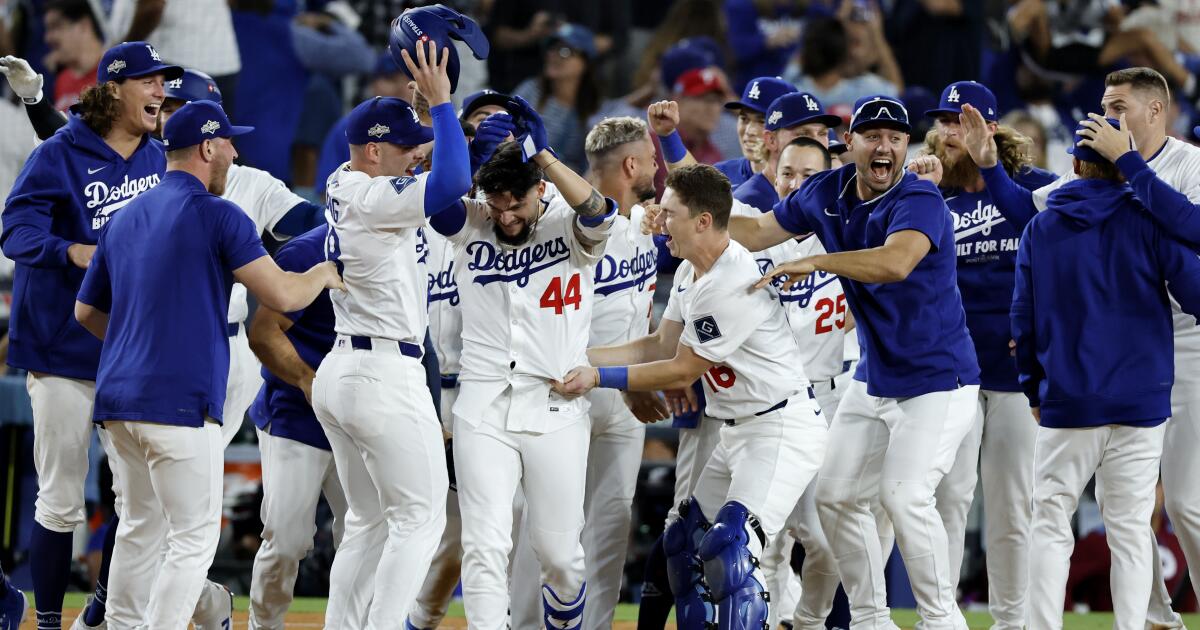 Dodgers defeat Phillies in a wild, instant-classic walk-off to reach the NLCS