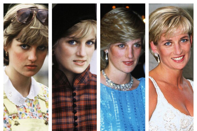 The various looks of Princess Diana throughout the years.