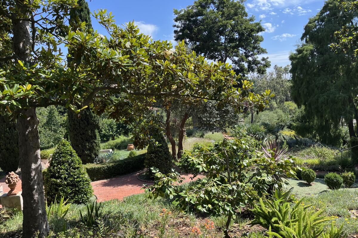 The historic garden estate of Virginia Robinson Gardens in Beverly Hills.