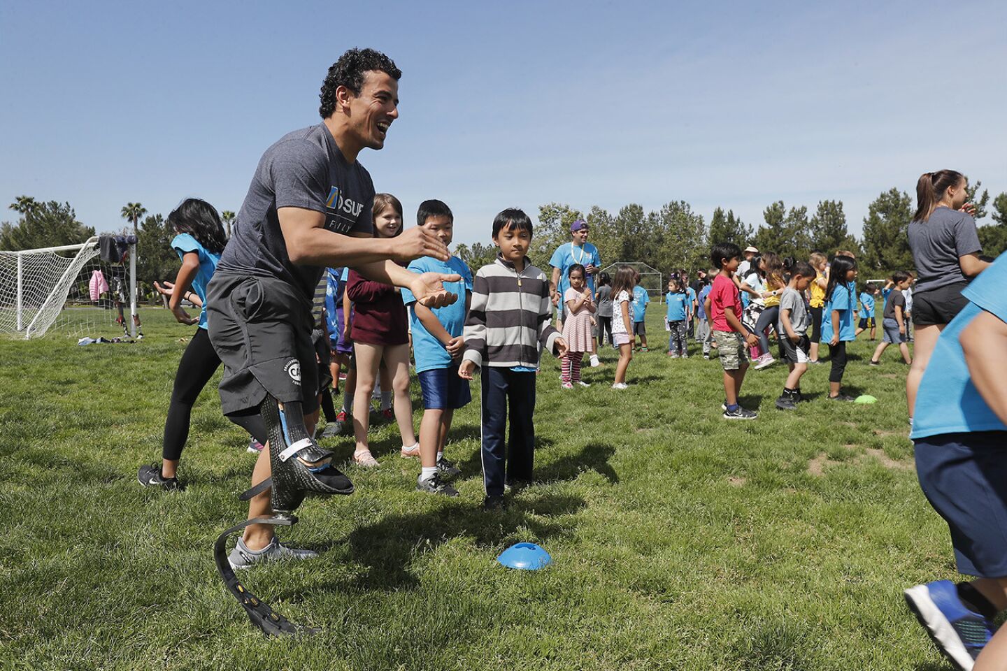 Photo Gallery: Paralympic Athletes visit Woodbury Elementary School in Irvine