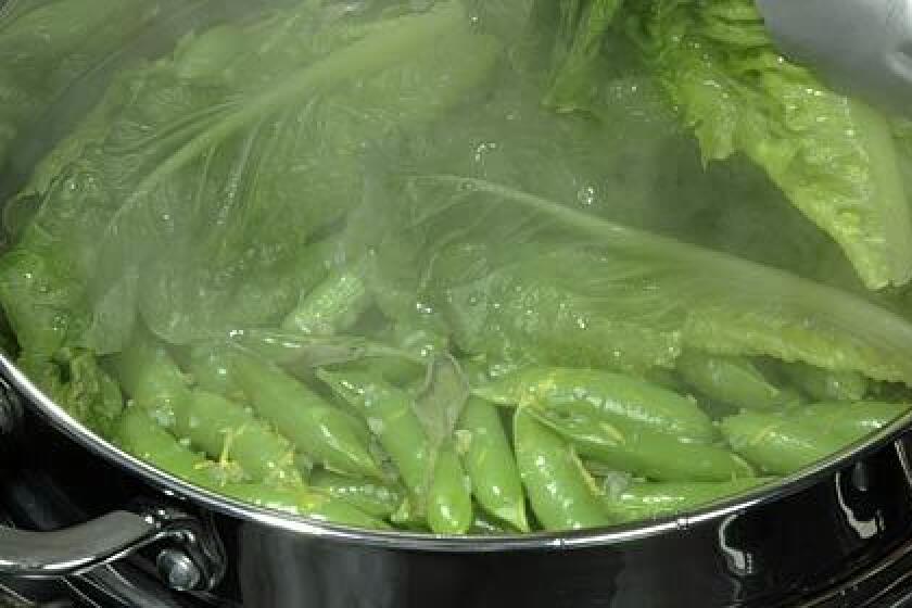 Left whole and steamed briefly in lettuce leaves, sugar snap peas pick up added notes of complexity.