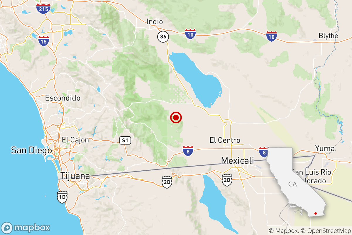 Earthquake: Magnitude 4.5 quake shakes the Imperial Valley Los