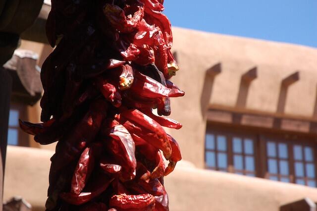 Peppers at the New Mexico Museum of Art in Santa Fe. Photo taken 2010.