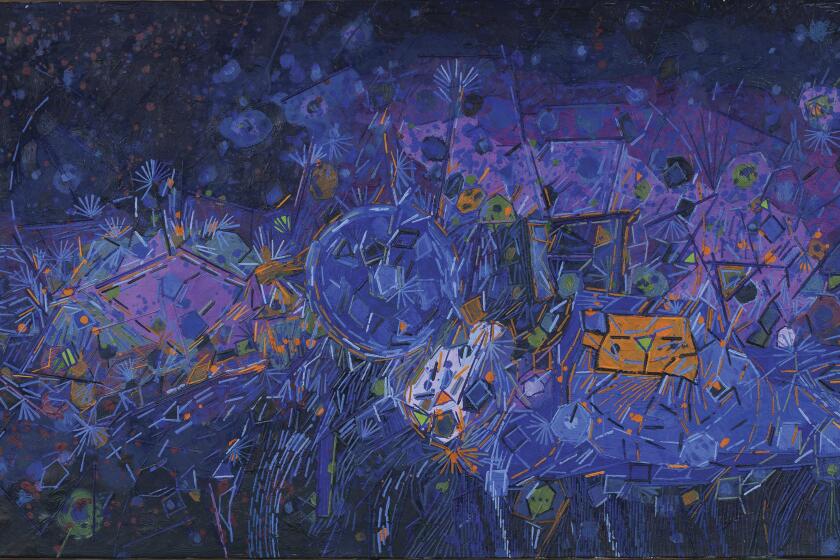 "Electric Night" by Lee Mullican, part of the Museum of Contemporary Art San Diego's collection,