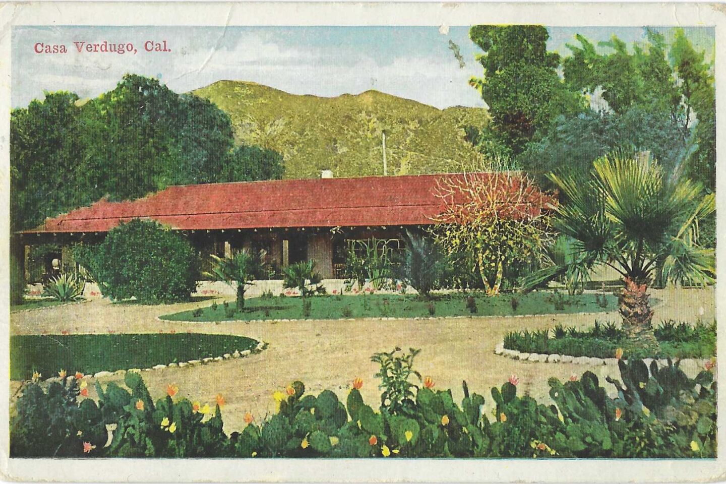 Another postcard of Casa Verdugo