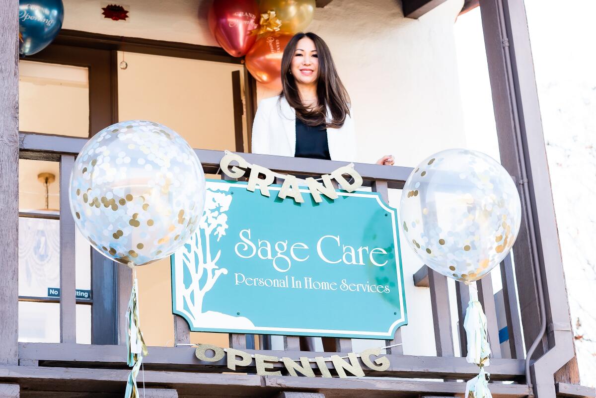 Rina Chang, founder and CEO of the new Sage Care and Sage in the Ranch in the Rancho Santa Fe village.