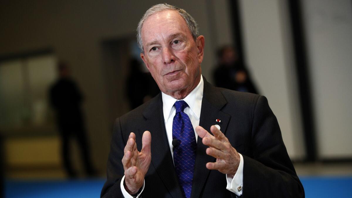 Former New York Mayor Michael R. Bloomberg warned during a commencement speech Saturday at Rice University that "an endless barrage of lies" and a trend toward "alternate realities" in national politics pose a dire threat to U.S. democracy.