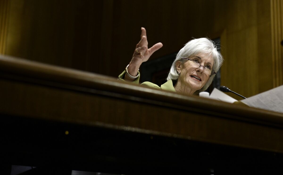 Health and Human Services Secretary Kathleen Sebelius told a Senate committee on April 10 that 7.5 million Americans have now signed up for health coverage under President Obama's healthcare law.