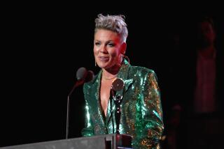 Pink, Nov. 5, 37th Annual Rock & Roll Hall of Fame Inductions, Microsoft Theater, Los Angeles.
