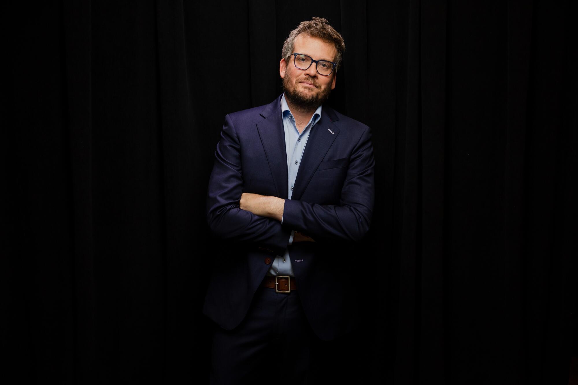 Author John Green in the Los Angeles Times Portrait Studio