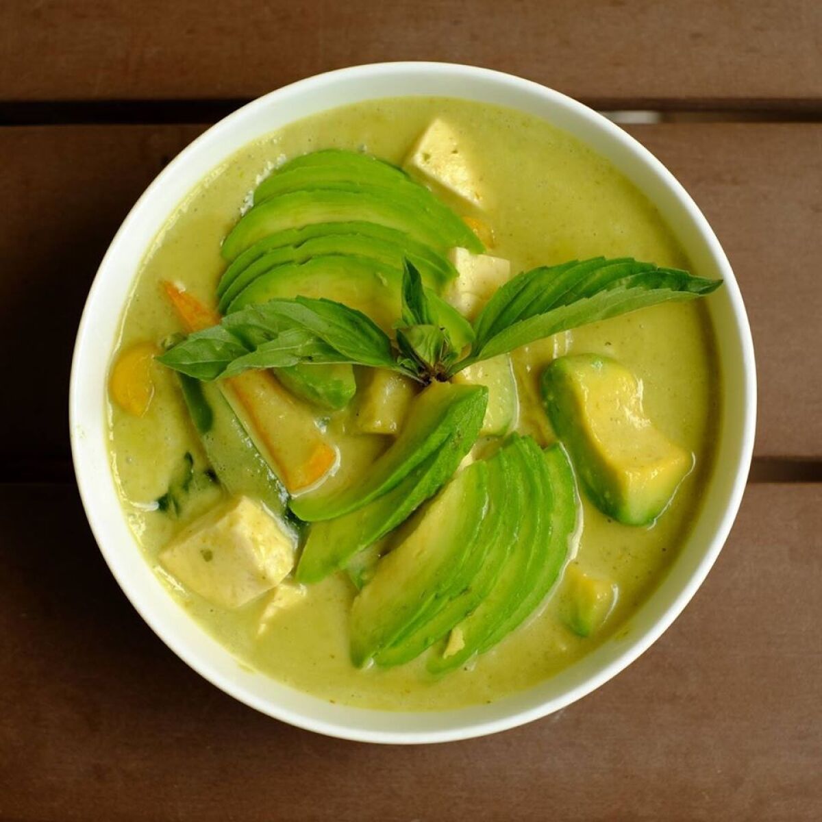 Green curry from Bahn Thai in Hillcrest