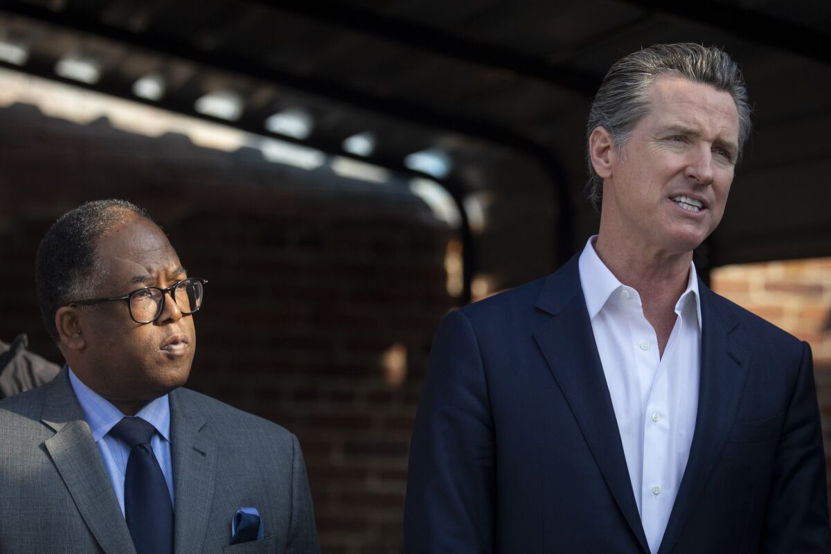 Newsom Sends Trailers To Help House The Homeless In California The