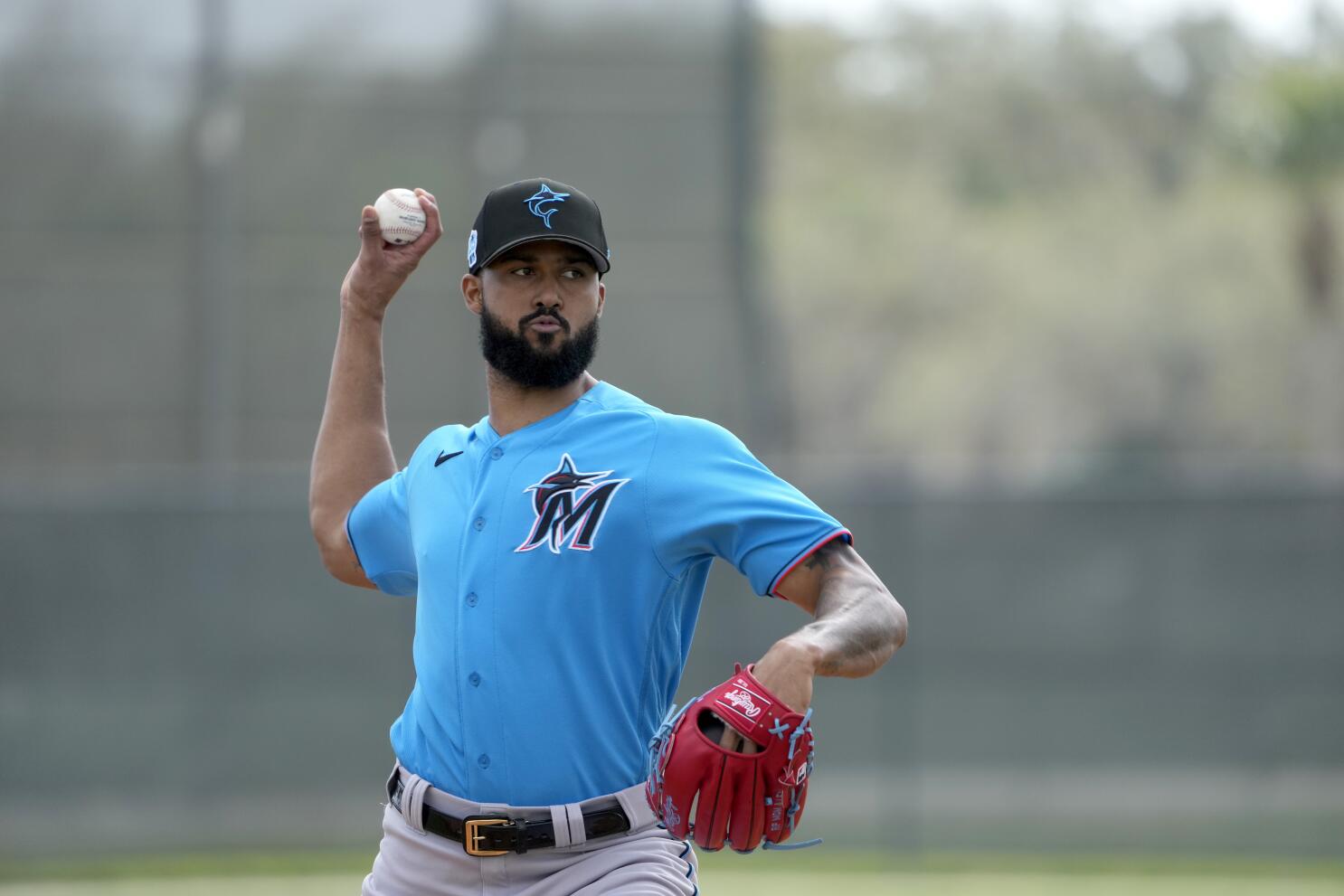 Marlins' Sandy Alcantara gets typo-free Cy Young plaque