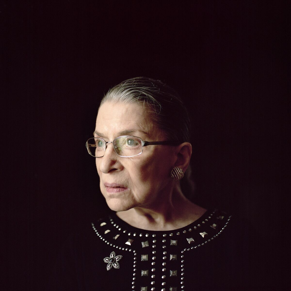 Justice Ruth Bader Ginsburg, in her chambers at the Supreme Court in Washington, August 23, 2013. 