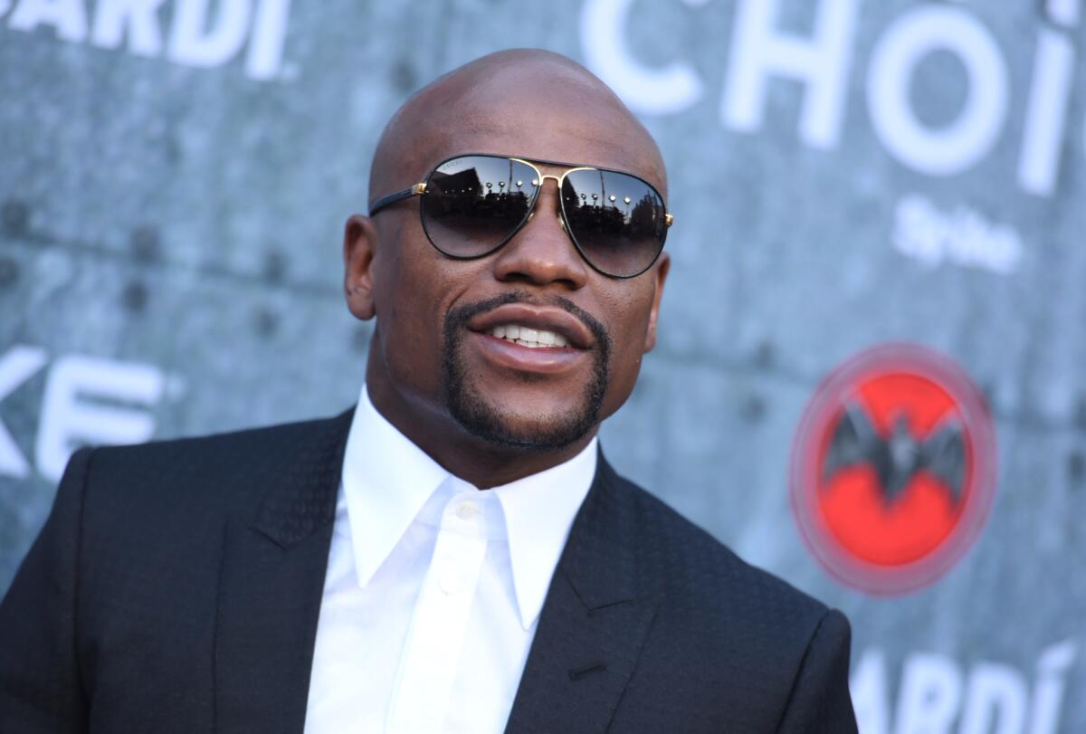 Floyd Mayweather Jr. attends the 2015 Spike TV Guys Choice Awards at Sony Studios in Culver City on June 6.