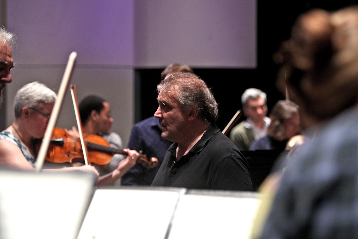Jaime Martín makes his first appearance as music director of the Los Angeles Chamber Orchestra during an open rehearsal Saturday morning at the Alex Theatre, followed by a formal performance that night at the Alex.