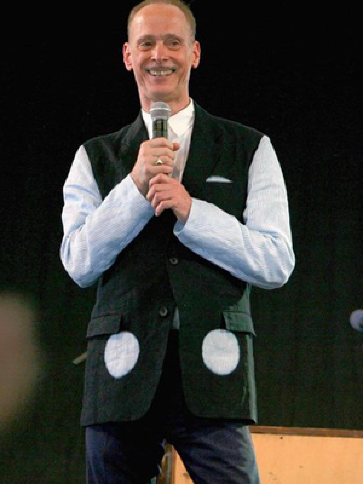 John Waters at the Coachella Valley Music & Arts Festival in April.