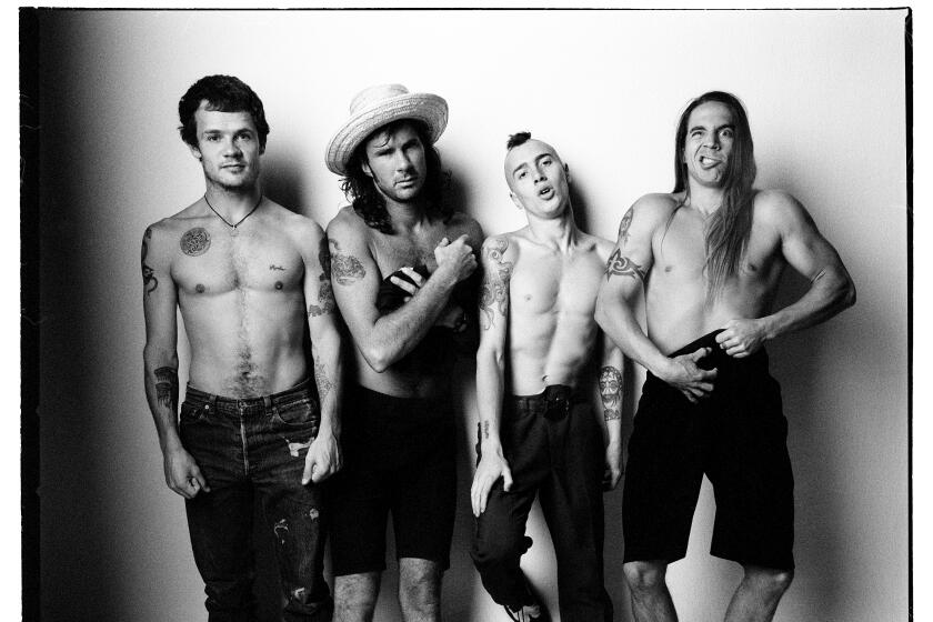 Band shot of the Red Hot Chili Peppers 