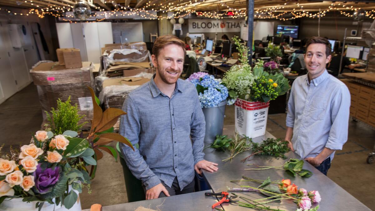 BloomThat co-founders Matthew Schwab and David Bladow.