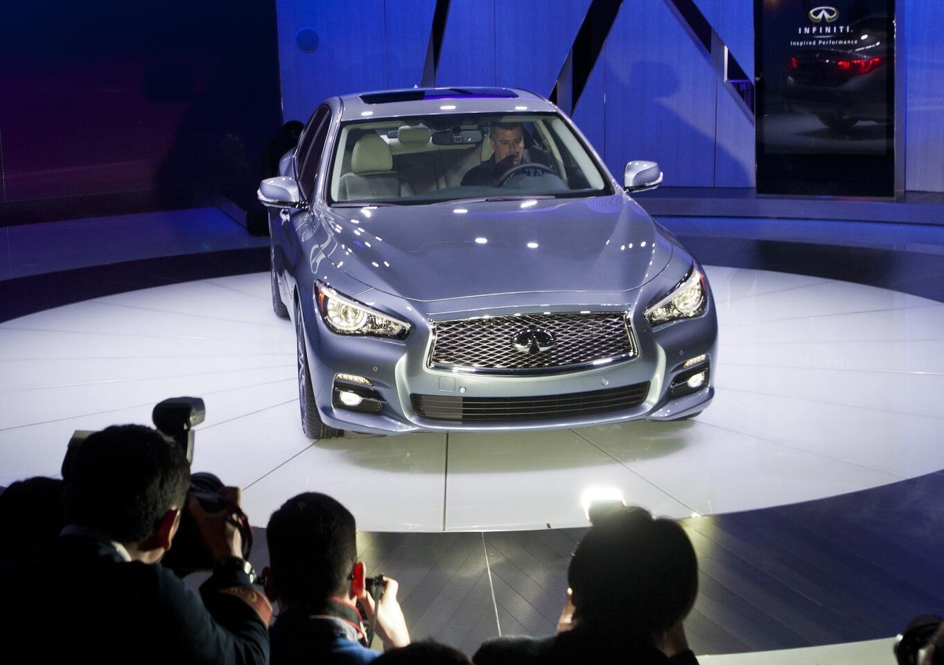 Pricing for the Q50, which goes on sale this summer, isn't out yet.