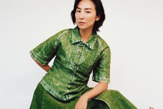 LOS ANGELES, CA - OCT 16: Greta Lee poses for a portrait at the A24 offices (Angella Choe / For The Times)