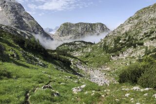 The rocky landscape of Berchtesgaden, a German national park.