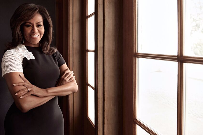 First Lady Michelle Obama wears a Jonathan Simkhai dress in a shoot for the August 23 issue of Variety.