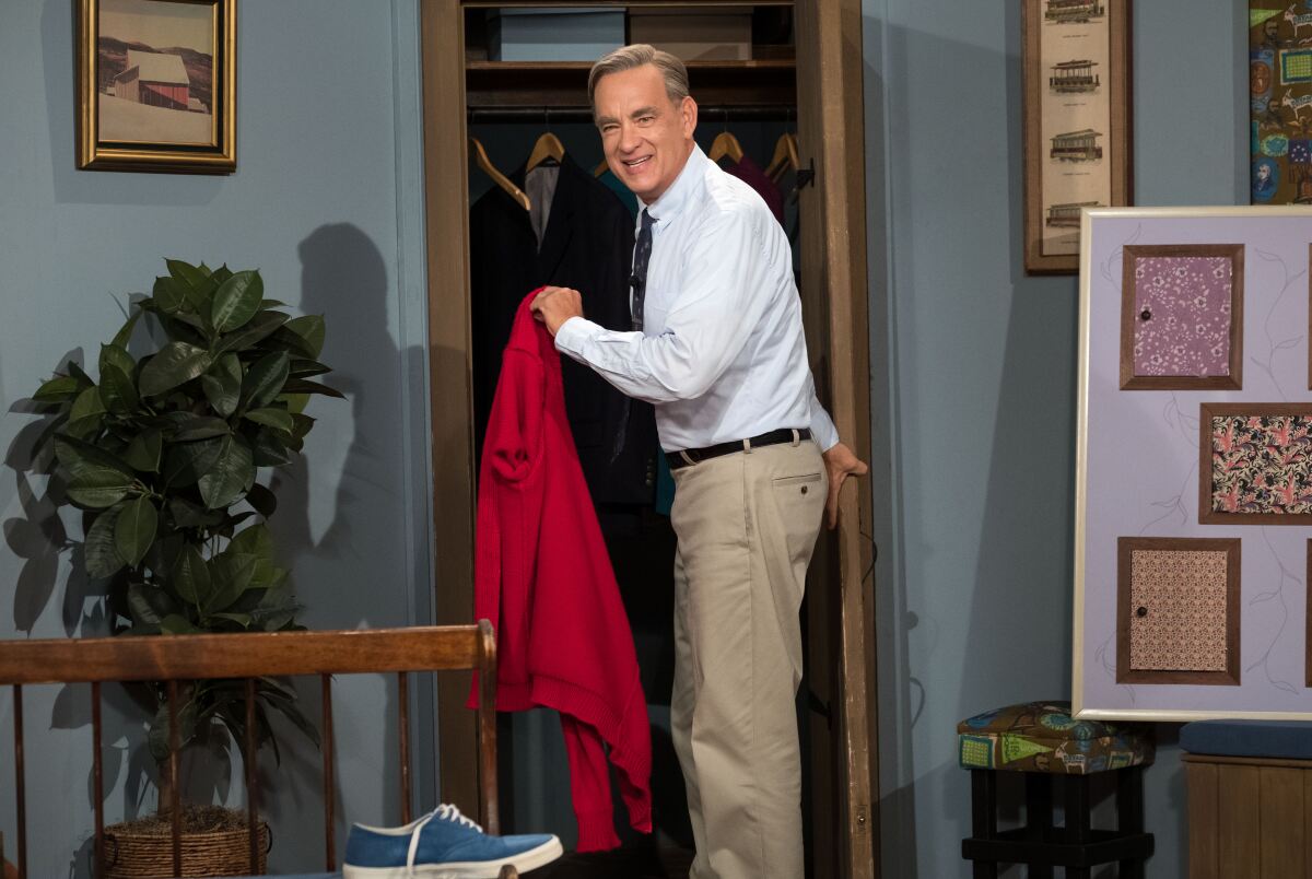 Tom Hanks stars as Mister Rogers in "A Beautiful Day in the Neighborhood."