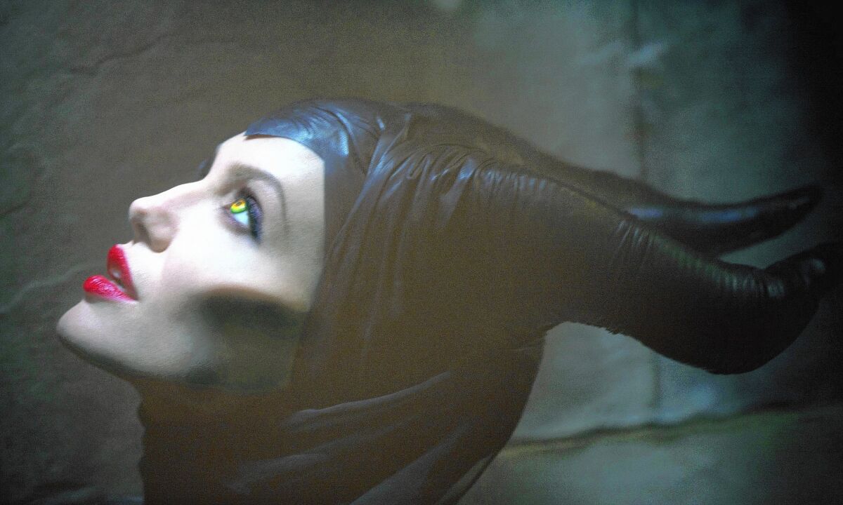 Maleficent played by Angelina Jolie.