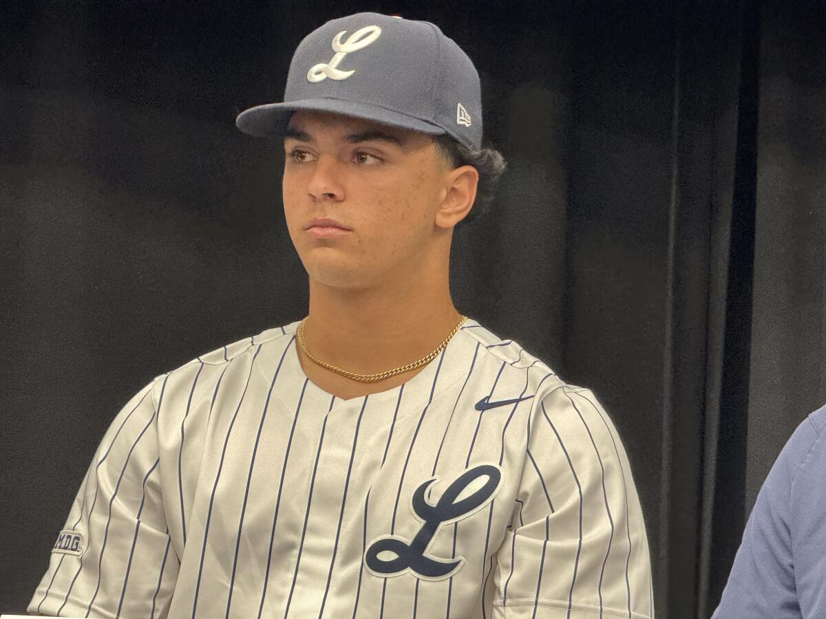 USC commit Augie Lopez of Loyola hit five home runs as a junior and is even stronger for his senior year.