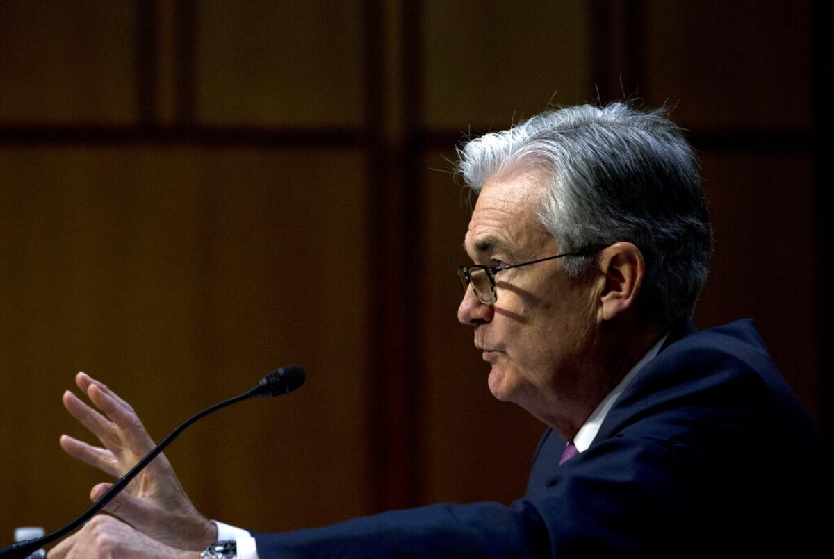 El presidente de la Reserva Federal de EEUU Jerome Powell el 13 de noviembre del 2019, en el Capitolio en Washington. (AP Photo/Jose Luis Magana, File)
