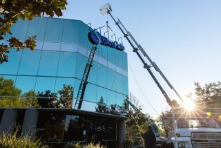 BlueNalu's signage installation at their nearly 40,000 square foot pilot production facility in San Diego.