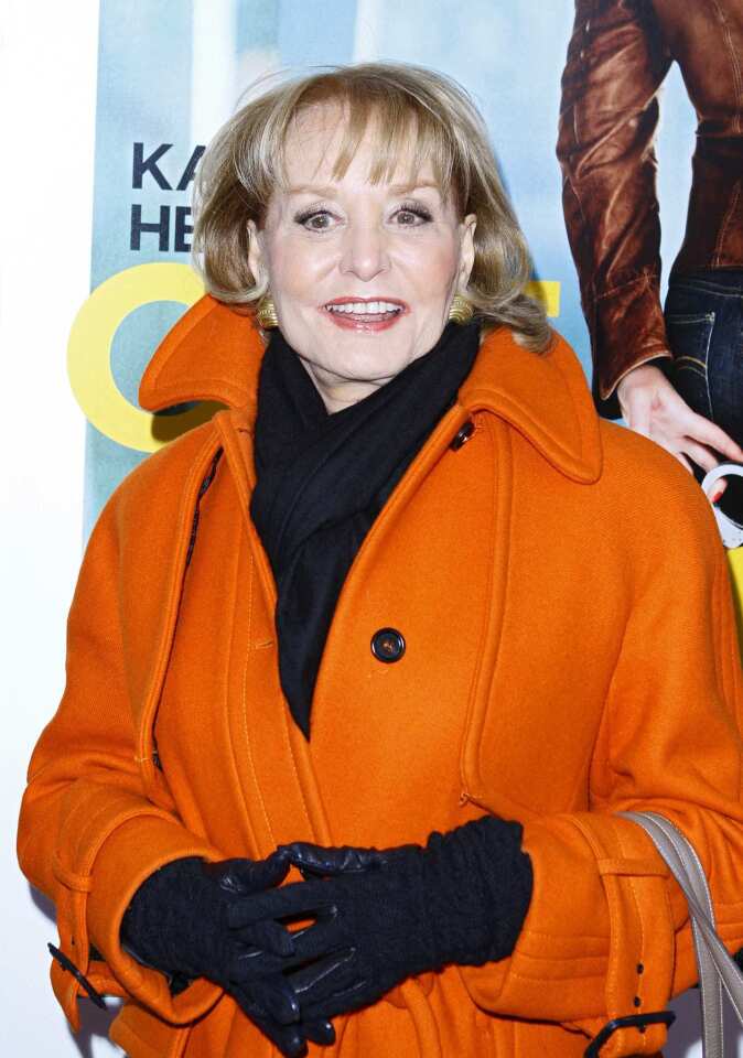 Barbara Walters attends the New York premiere.