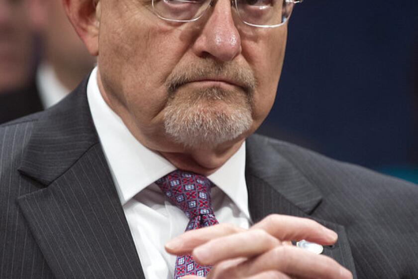 Director of National Intelligence James Clapper is seen testifying before the House Select Intelligence Committee on Capitol Hill in Washington, D.C.on April 11. U.S. spies are secretly tapping into servers of nine Internet giants including Apple, Facebook, Microsoft and Google in a vast anti-terror sweep targeting foreigners, reports said on June 7, 2013.
