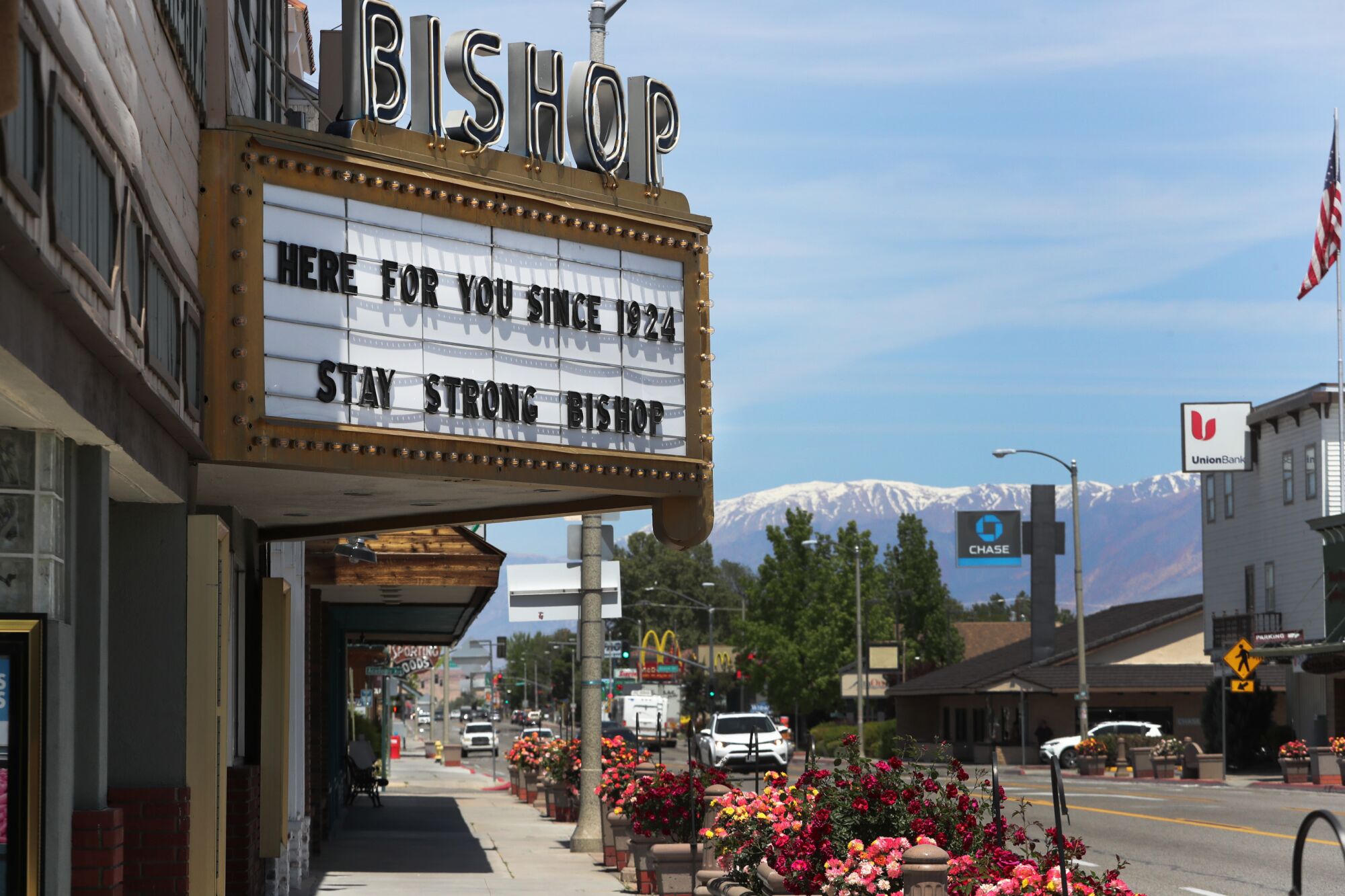 A view of Bishop, Calif. Small-business owners along the 395 corridor are dealing with closures and pondering what happens next as California eases restrictions.