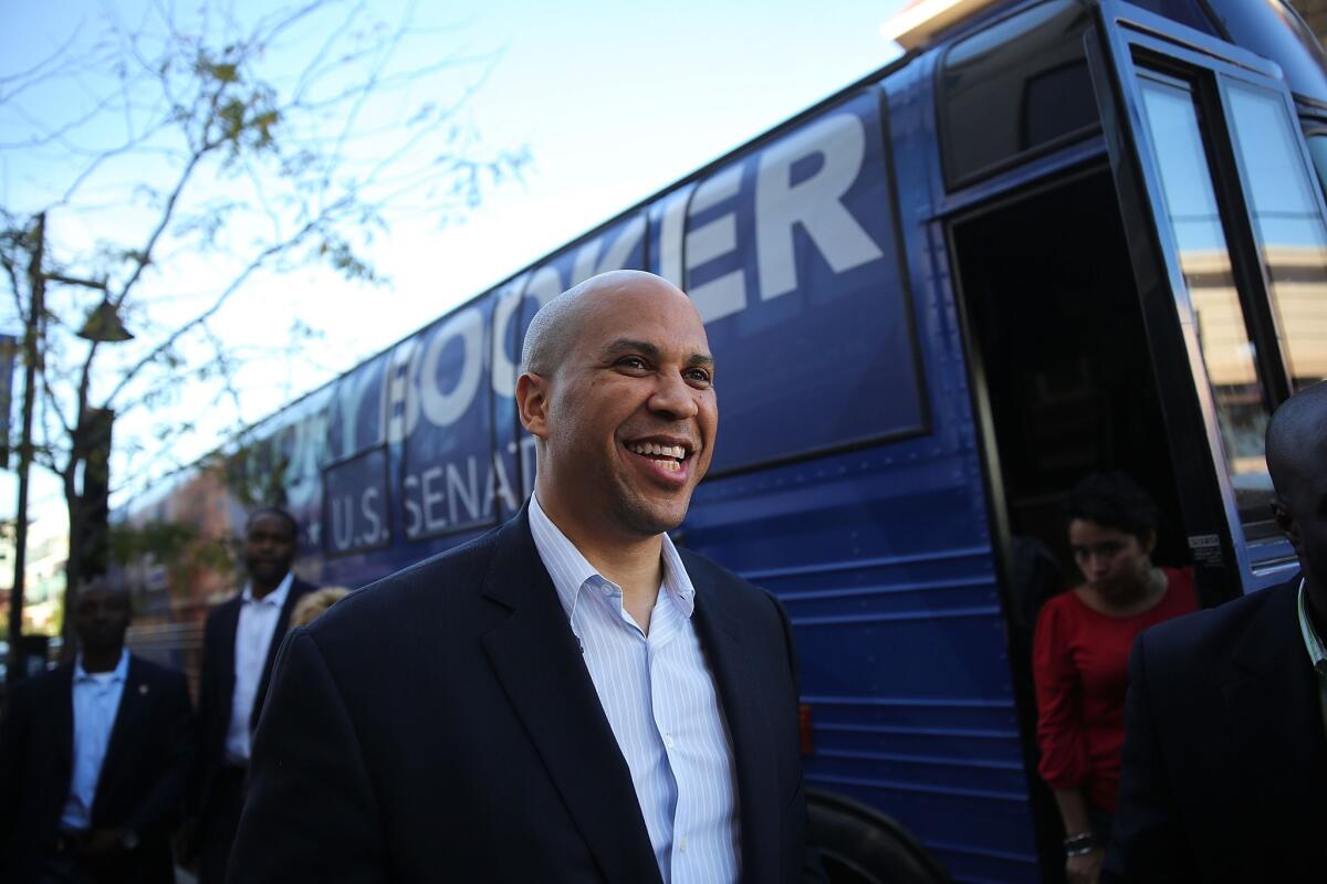 Cory Booker, now a U.S. senator from New Jersey, will publish a book in 2016.
