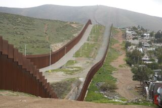 The border fence at Colonia Magisterial on Tuesday, March 23, 2021 in Tijuana, Baja California.
