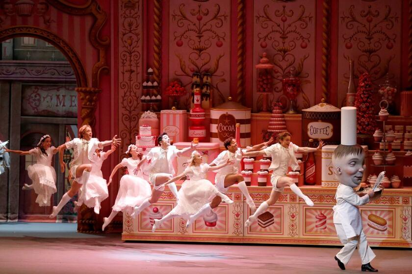 Alexei Agoudine is the chef in American Ballet Theatre's world premiere of "Whipped Cream," with choreography by Alexei Ratmansky and sets and costumes by Mark Ryden, at Segerstrom in Costa Mesa.