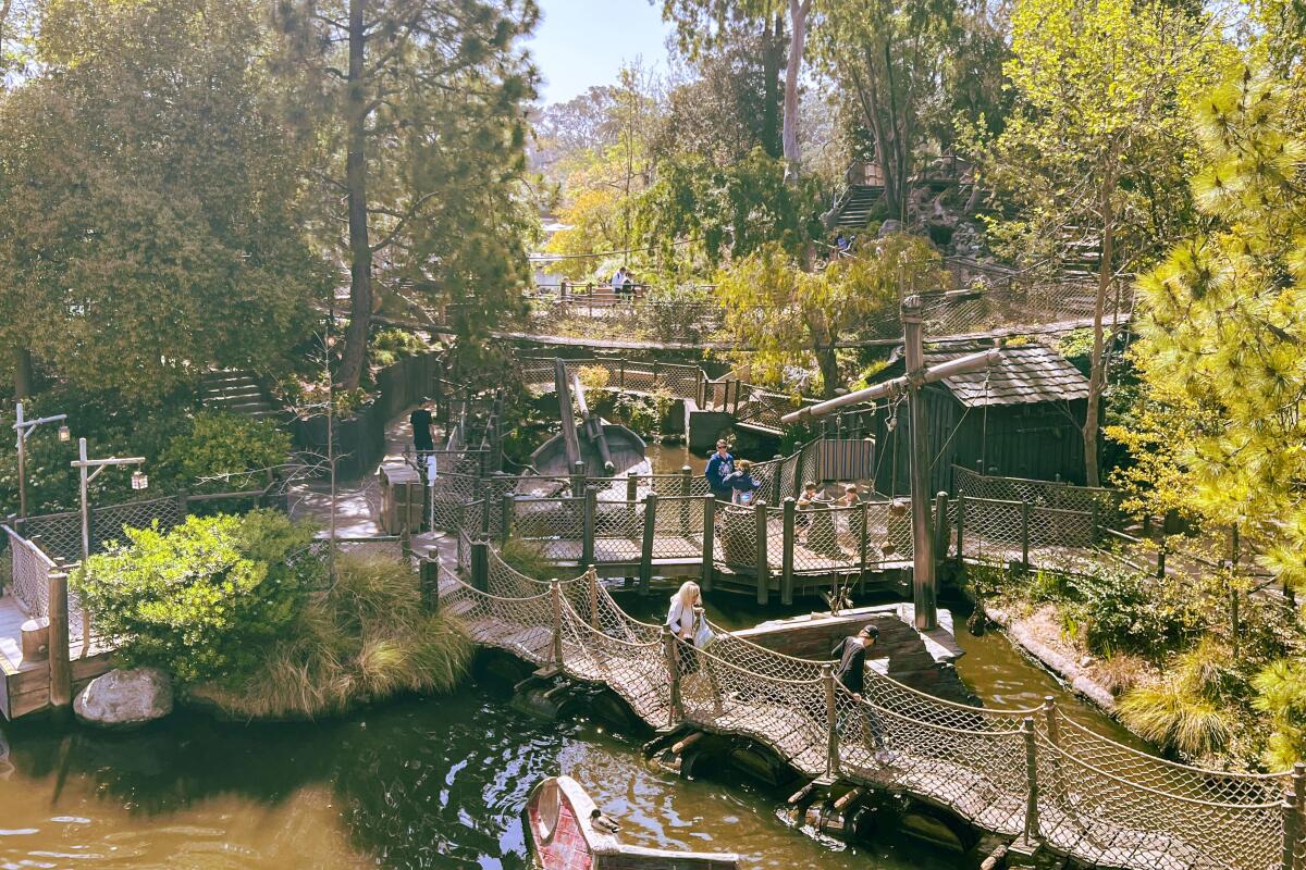 The Pirate's Lair on Tom Sawyer Island at Disneyland.