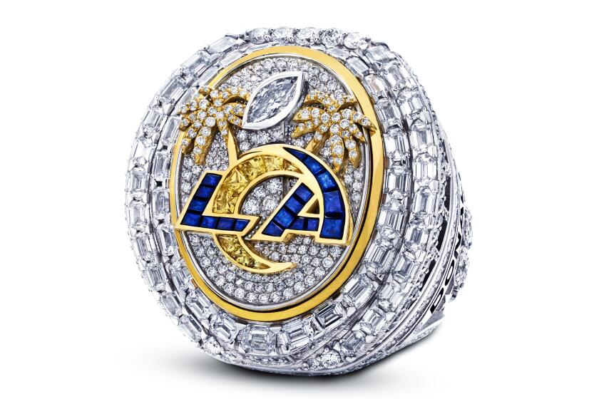 The Rams' Super Bowl LVI ring.