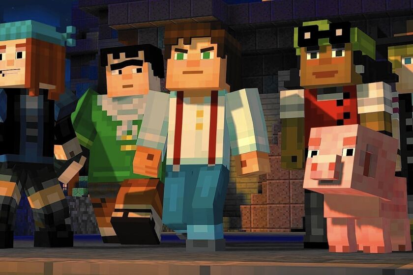 "Minecraft: Story Mode" attempts to bring a narrative to the hugely popular franchise, which is known for allowing fans to create their own worlds.