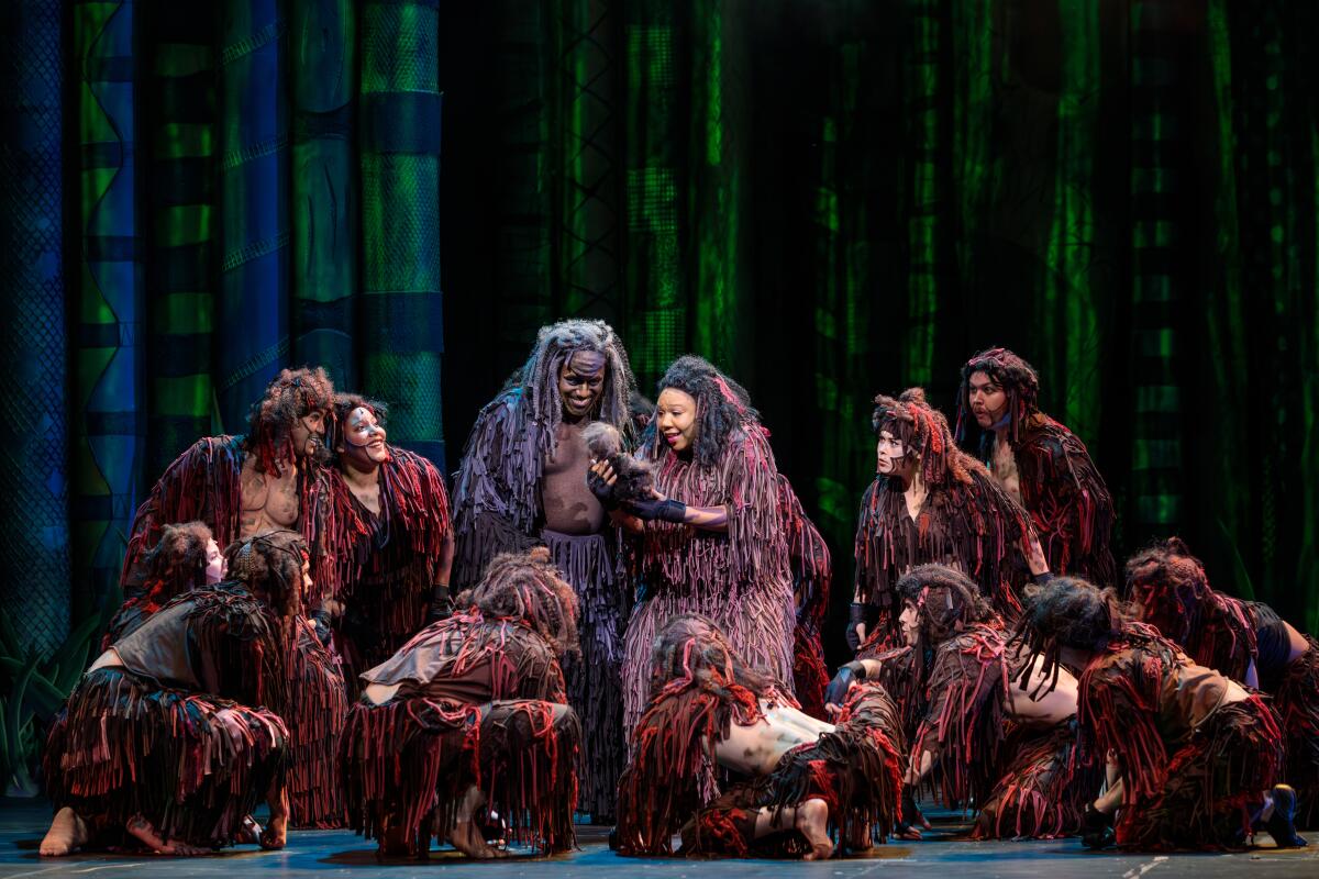 A scene from Moonlight Stage Productions' "Tarzan: The Stage Musical."