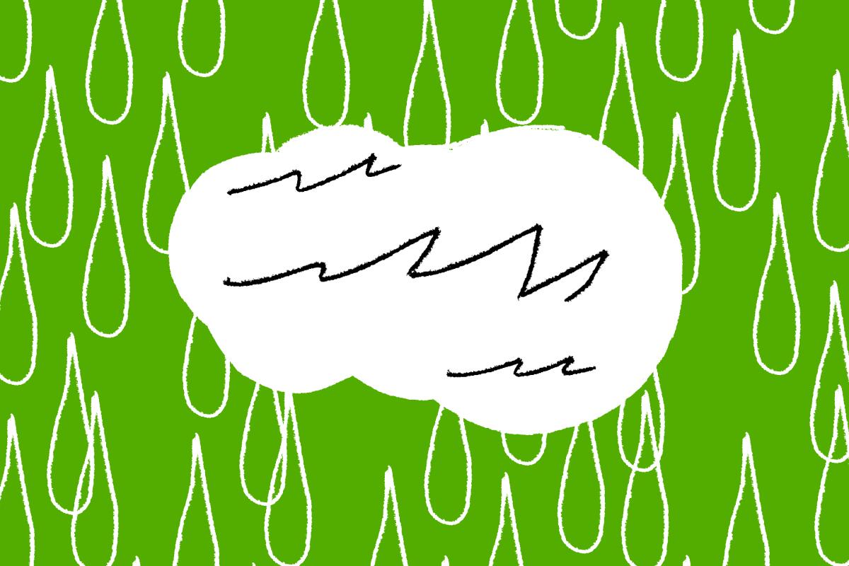 Illustration of a storm cloud