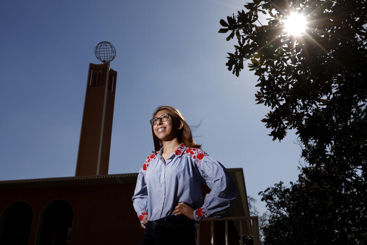 Miriam Antonio, de 21 años, es estudiante de filosofía, política y derecho en la USC.