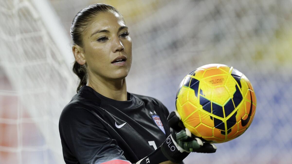 U.S. women's national team goalkeeper Hope Solo was arrested Saturday for allegedly striking her sister and nephew during a party at her home in Kirkland, Wash.